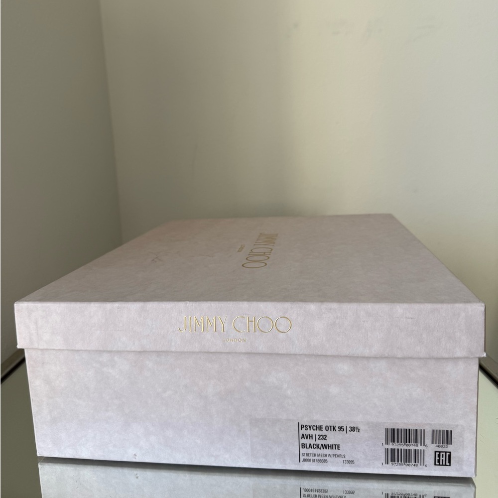 New Jimmy Choo Psyche 95 mesh over-the-knee boots $1,895 - Picture 13 of 13